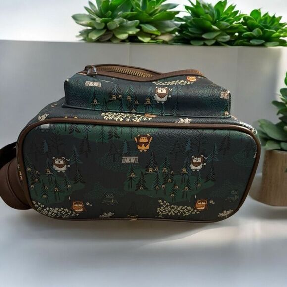 Loungefly / Disney / Star Wars - Ewok Forest -  Mini Backpack - Picture 4 of 5